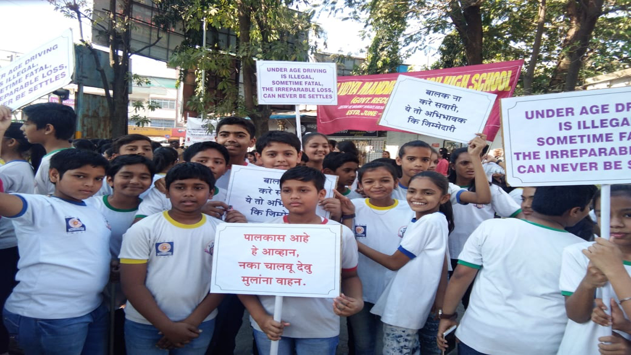 Underage Awareness Rally by SVM students